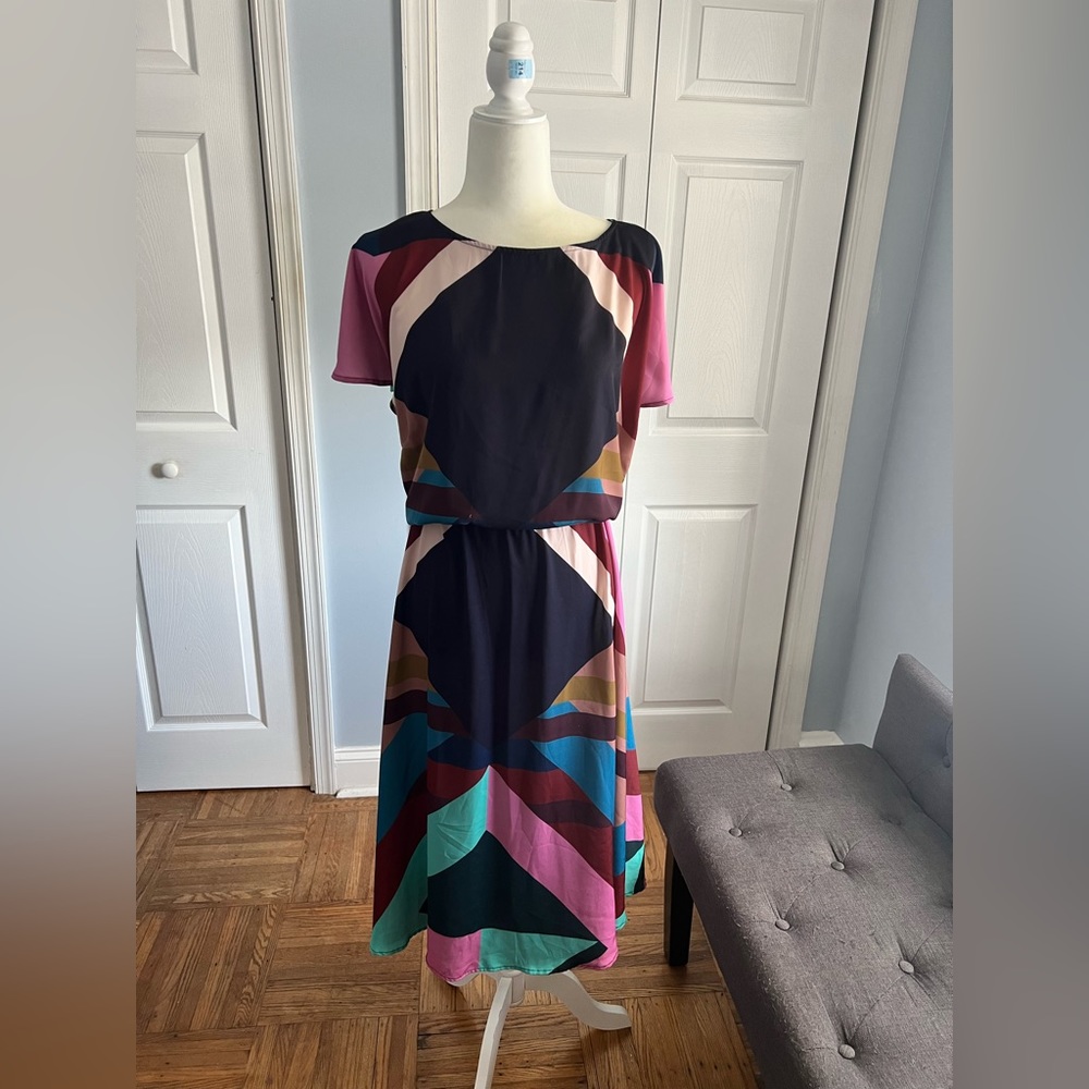 Eloquii color block dress